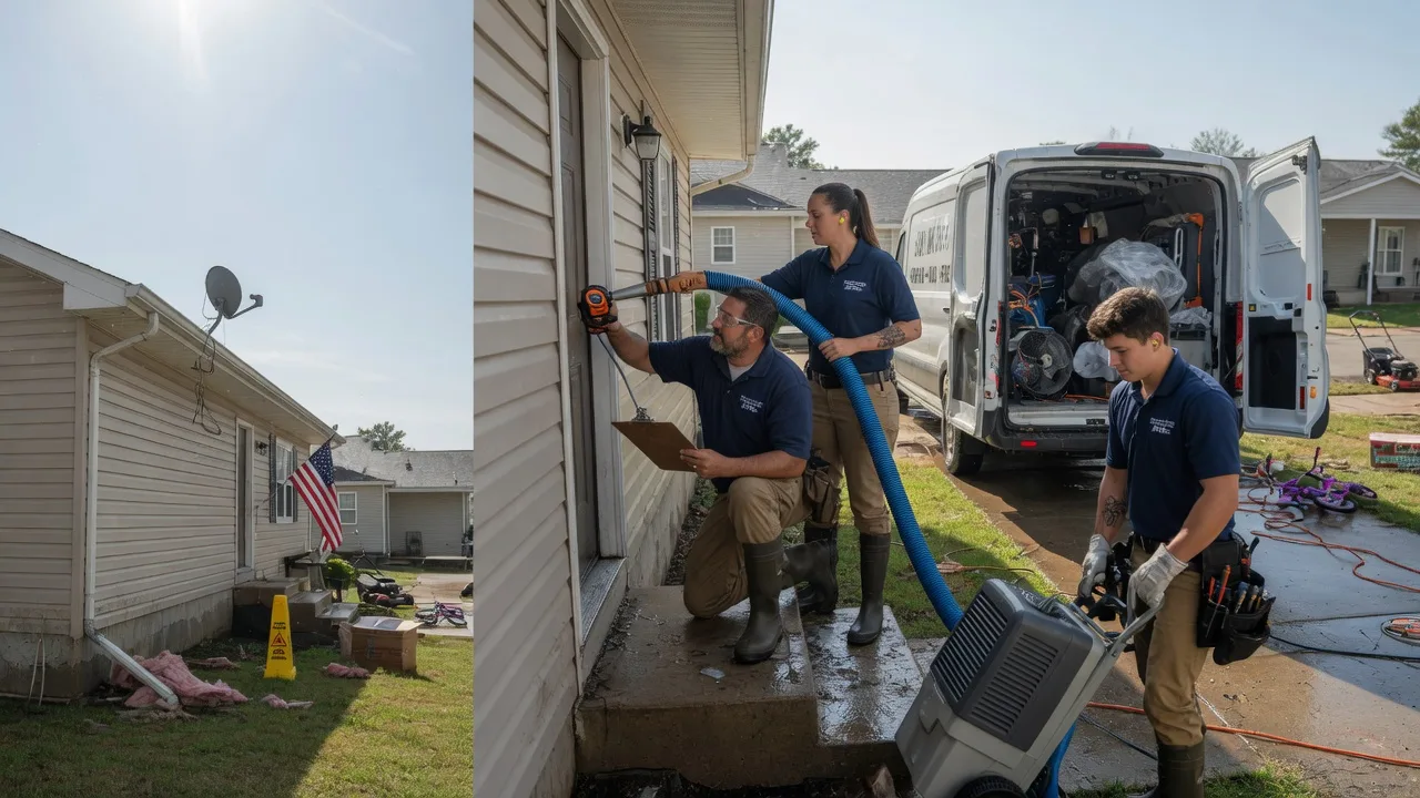 Ceiling Water Damage Restoration in Belleville, AR near me